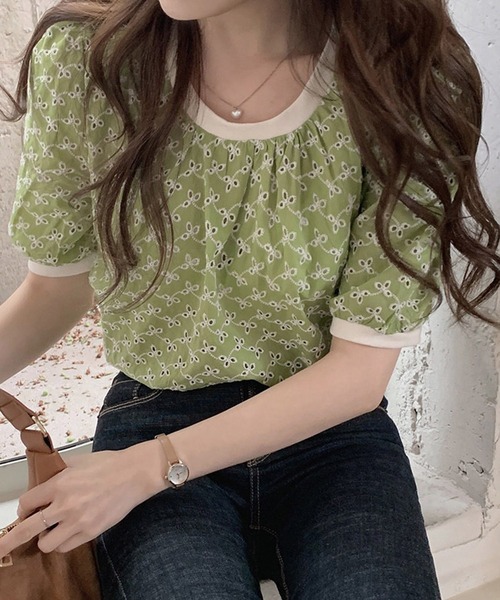DAY CLOSET ブラウス シャツ レディース リンガーTシャツ風