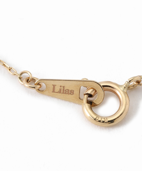 Lilas ネックレス ホライズンスクエアオニキスネックレス K10