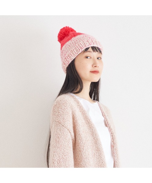 アミパリスニット帽AMIDECOEURCLOUDYアルパカブレンドビーニー　新品 楽天市場】ami paris（素材（生地・毛糸）ニット）（帽子