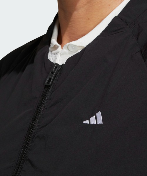 adidas ブルゾン ジャンバー クルーネック 防風 長袖フルジップ
