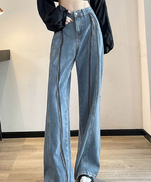 【新品未使用】Jane ワイドデニム 40 Janeワイドデニム | all item| yori