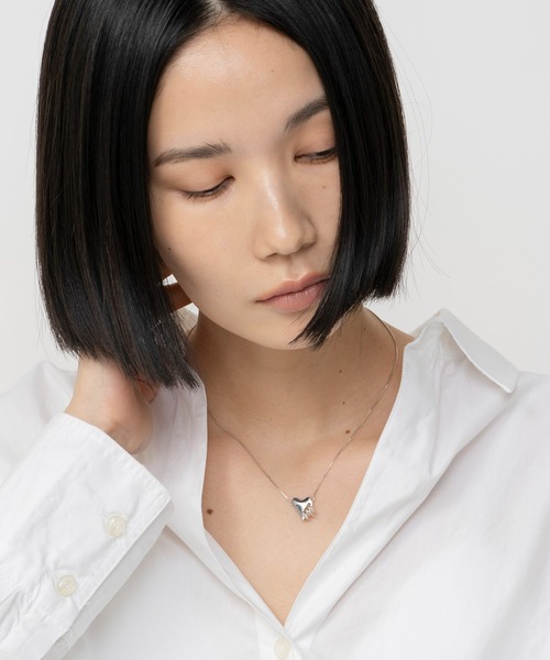 ネックレス LAPUIS(ラピュイ)Coil Heartネックレス レディースの画像