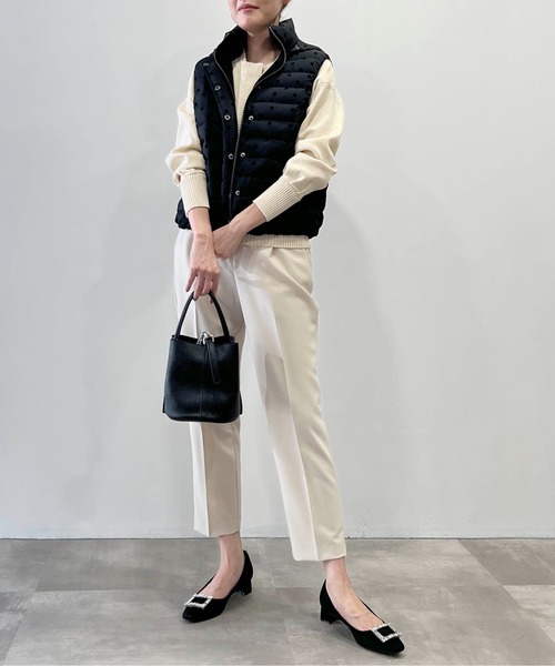 PICCIN PERLA ダウンベスト ベスト フロッキードット