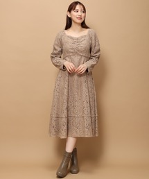 MISCH MASCH（ミッシュマッシュ） ワンピース レース袖コンシャス  