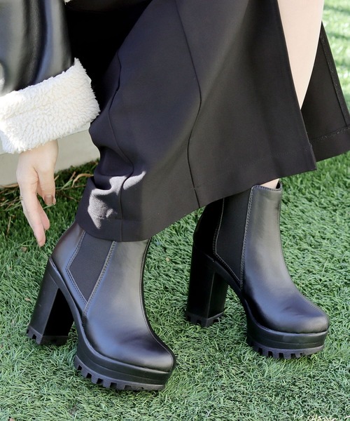 LibertyDoll（リバティードール） ブーツ 軽量厚底 9cmチャンキー
