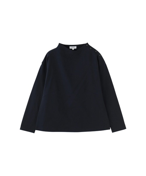tシャツ ボトルネック デザインプルオーバー レディース