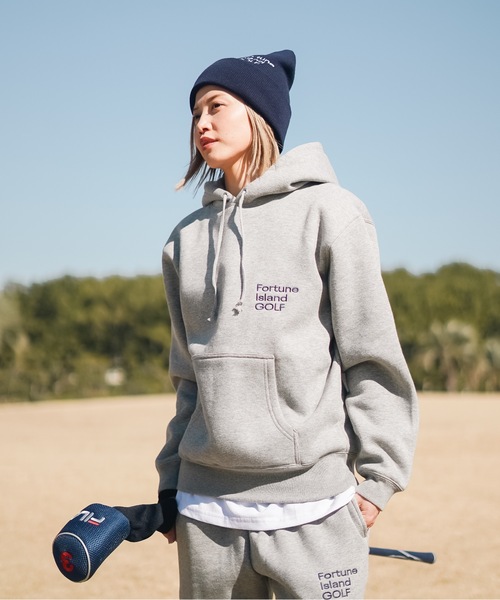 Fortune Island GOLF パーカー 「Fortune Island Golf」Logo Hood