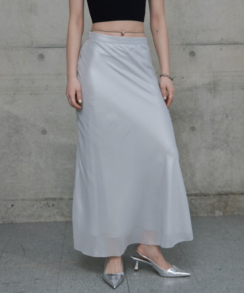 JOSEMOON LIC FLOW SKIRT サイズ36 JOSE MOON スカート METALIC FLOW SKIRT/メタリックフロー