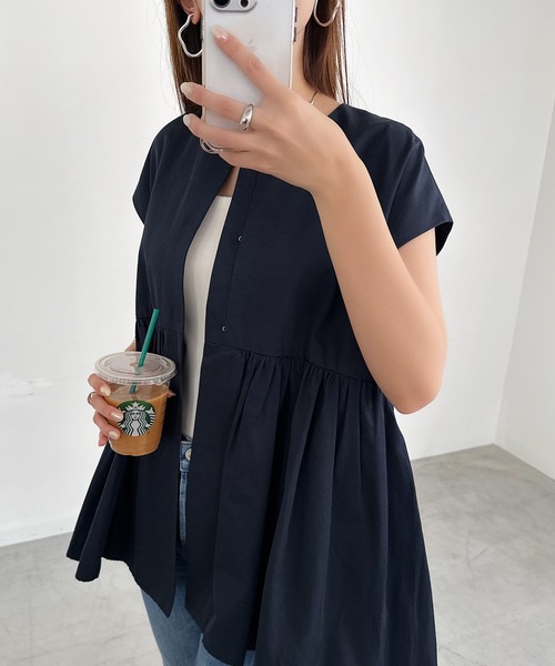 andme ベスト ジレ ペプラムジレ レディース : ZOZOTOWN Yahoo