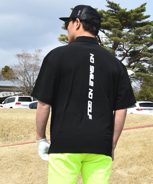 COMONGOLF（コモンゴルフ） ゴルフ ビッグシルエット 半袖ゴルフZIP