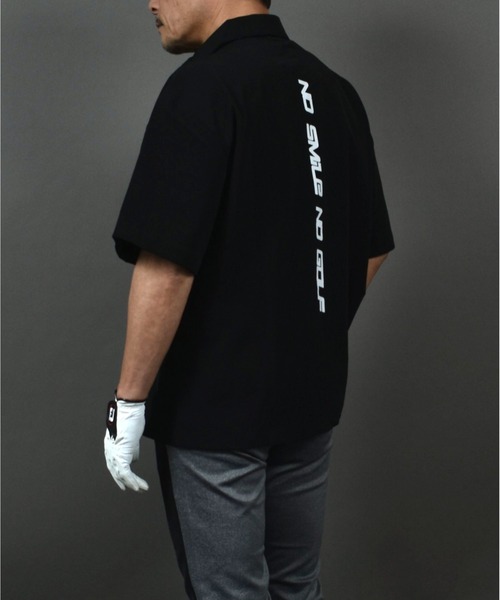 COMONGOLF（コモンゴルフ） ゴルフ ビッグシルエット 半袖ゴルフZIP
