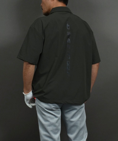 COMONGOLF（コモンゴルフ） ゴルフ ビッグシルエット 半袖ゴルフZIP