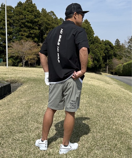 COMONGOLF（コモンゴルフ） ゴルフ ビッグシルエット 半袖ゴルフZIP