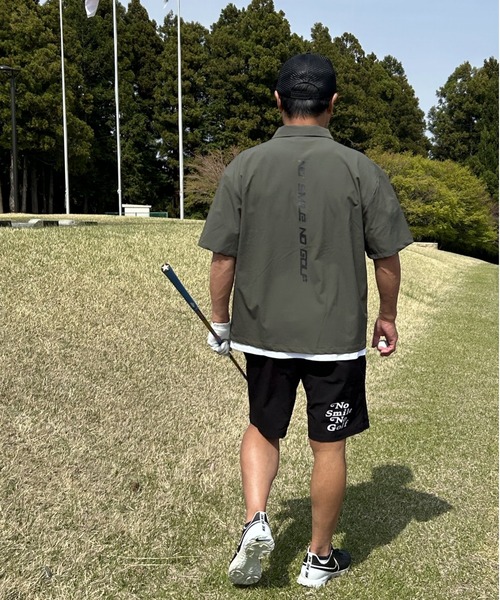 COMONGOLF（コモンゴルフ） ゴルフ ビッグシルエット 半袖ゴルフZIP