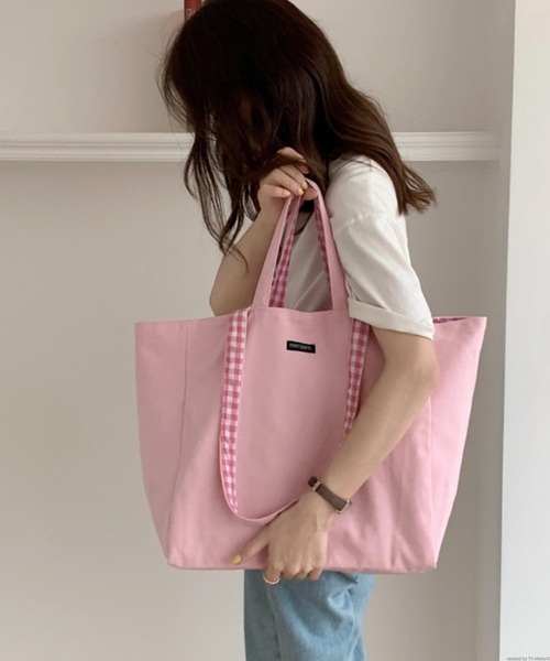 TONE SELECT GOODS トートバッグ Liaa/大容量 リバーシブル