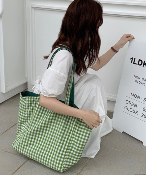 TONE SELECT GOODS トートバッグ Liaa/大容量 リバーシブル