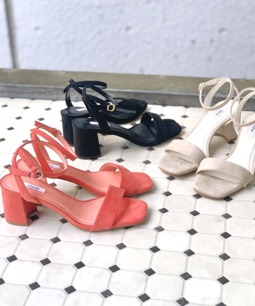 GIA/RHW アンクルストラップスエードサンダル ブラウン　即納　37 中古・古着通販】CIA/RHW (CIA/RHW) アンクルストラップサンダル