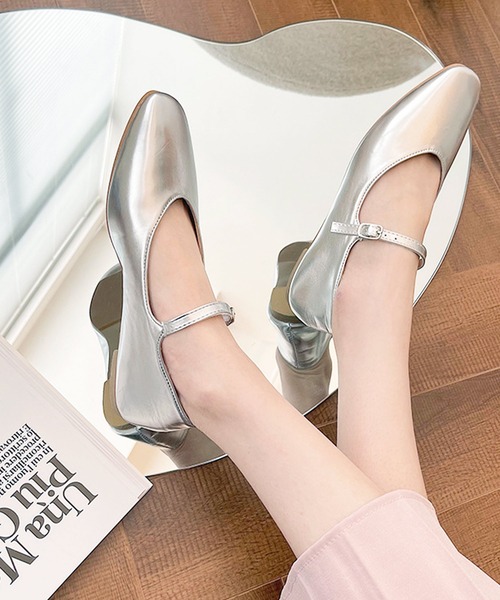 Dewlily パンプス メリージェーンフラットパンプス : ZOZOTOWN Yahoo