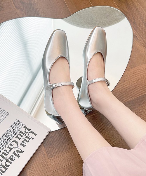 Dewlily パンプス メリージェーンフラットパンプス : ZOZOTOWN Yahoo