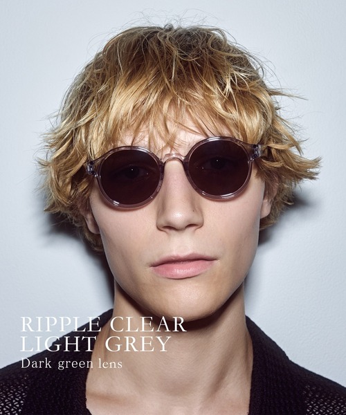 Jugaad14 サングラス 「Jugaad14」RIPPLE CLEAR light grey レディース