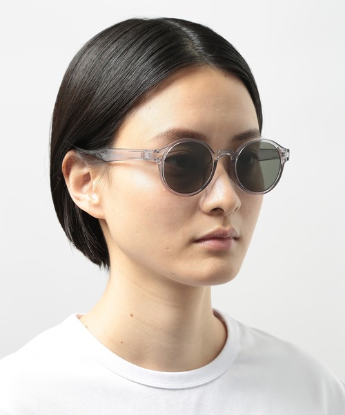 Jugaad14 サングラス 「Jugaad14」RIPPLE CLEAR light grey レディース