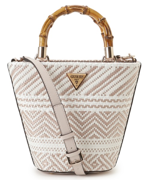 ハンドバッグ HAPPYLAND Straw Mini Tote トートバッグ レディース