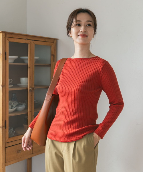 URBAN RESEARCH DOORS ニット セーター 「UR GREEN」ボート