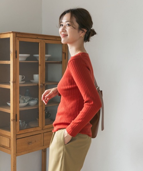 URBAN RESEARCH DOORS ニット セーター 「UR GREEN」ボート