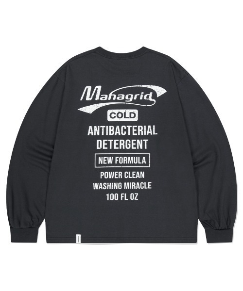 tシャツ 「mahagrid/マハグリッド」 DETERGENT LOGO LS TEE/ディタージェントロゴ長袖Tシャツ レディース メンズ MAHAGRID tシャツ 「mahagrid/マハグリッド」 MGD SYMBOL LS TEE