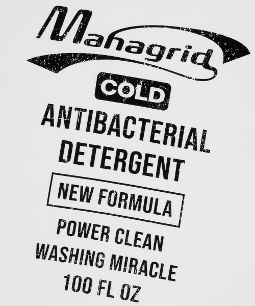 tシャツ 「mahagrid/マハグリッド」 DETERGENT LOGO LS TEE/ディタージェントロゴ長袖Tシャツ レディース メンズ MAHAGRID tシャツ 「mahagrid/マハグリッド」 DETERGENT LOGO LS