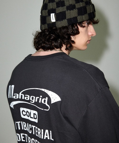 MAHAGRID tシャツ 「mahagrid/マハグリッド」 DETERGENT LOGO LS
