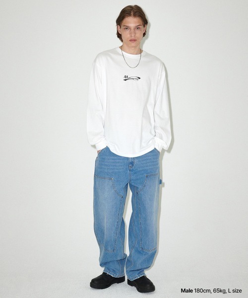 tシャツ 「mahagrid/マハグリッド」 DETERGENT LOGO LS TEE/ディタージェントロゴ長袖Tシャツ レディース メンズ MAHAGRID tシャツ 「mahagrid/マハグリッド」 DETERGENT LOGO LS