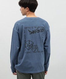 tシャツ ピグメントバックプリント長袖Tシャツ / 141048 メンズ｜ZOZOTOWN Yahoo!店