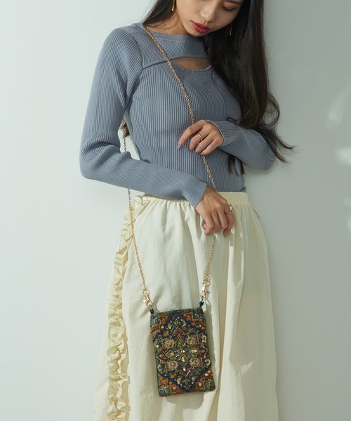 ショルダーバッグ・ポシェット BAG TO BASICS ENNE CRINKLED BFT138 BAG TO BASICS ENNE CRINKLED BFT138 (ショルダーバッグ