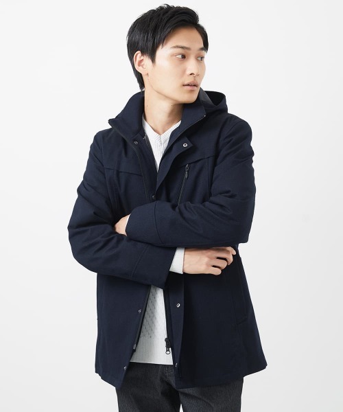 MK MICHEL KLEIN HOMME モッズコート コート 「ダウン混ライナー付き 