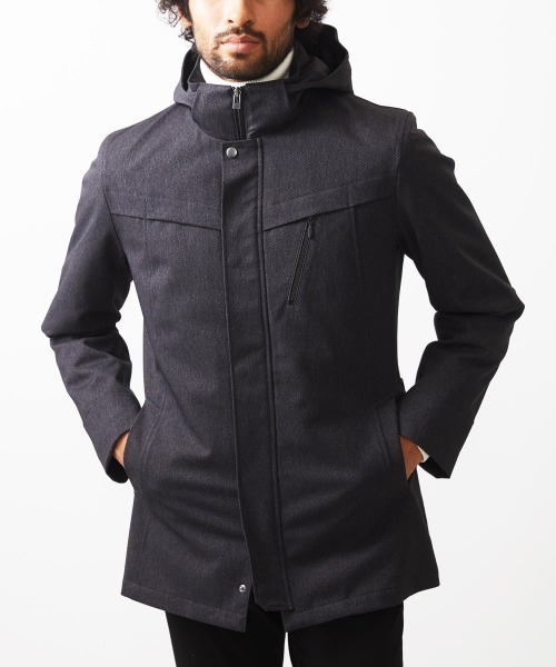 MK MICHEL KLEIN HOMME モッズコート コート 「ダウン混ライナー付き 