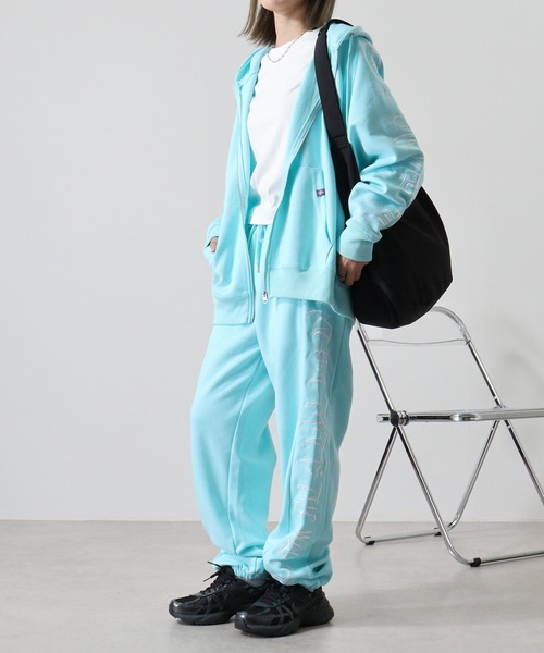 RE730 パーカー Sleeve Embroidered Full-Zip Hoodie / 袖刺繍