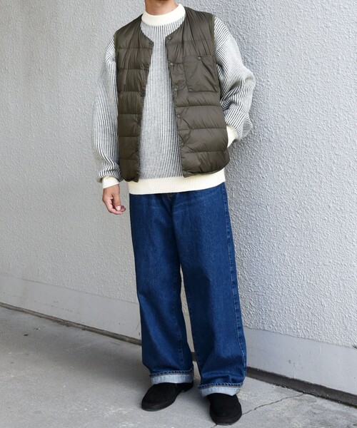 SHIPS別注】TAION:〈手洗い可能〉ビッグシルエット ミリタリー