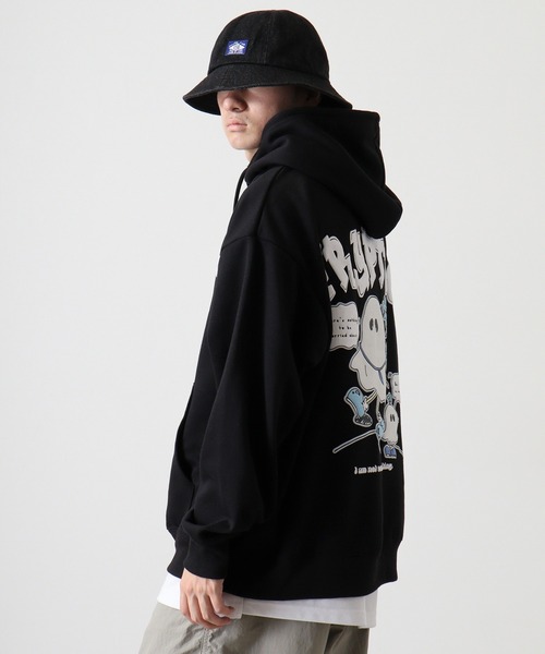 Jungle Storm パーカー Luminous back print pullover hoodie