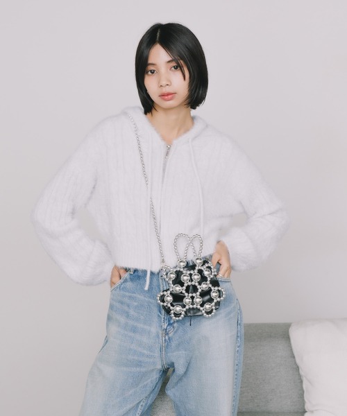 2wayショルダーバッグ SHIPS｜quaranciel: フロントフック 2way ショルダー バッグ