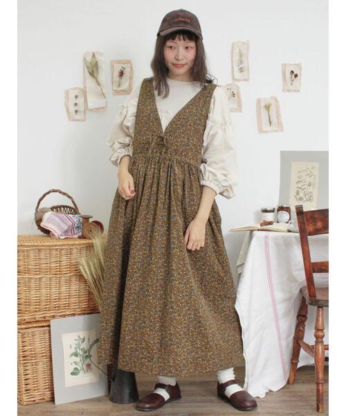Samansa Mos2 ワンピース 「ゆべし×Samansa Mos2」前後2WAY