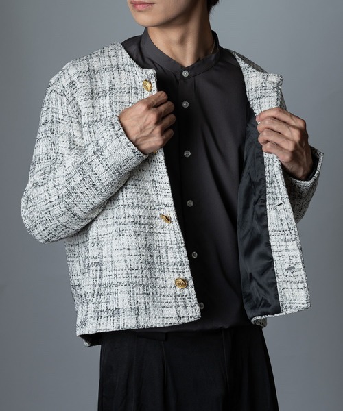 garsonwave（ギャルソンウェーブ） ジャケット ノーカラージャケット