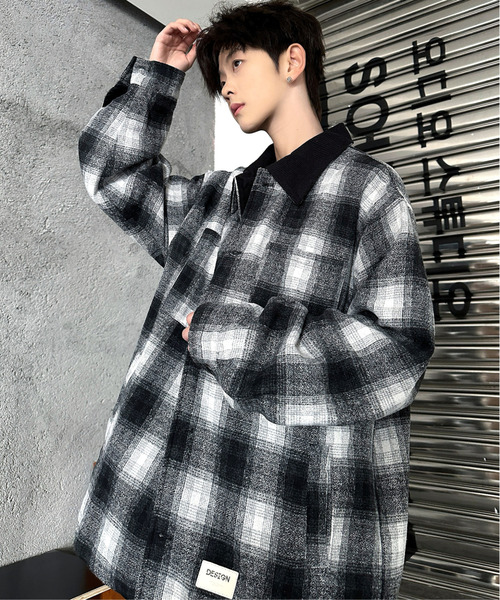 NEOS（KOKUYO） シャツ 「neos」ルーズシルエット クレリック レトロ