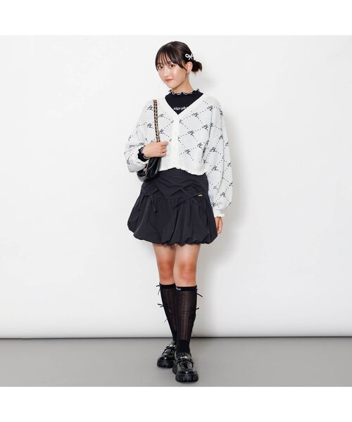 当店一番人気】 ALGY✧新品✧ニット＆サス付きあったかスカパン