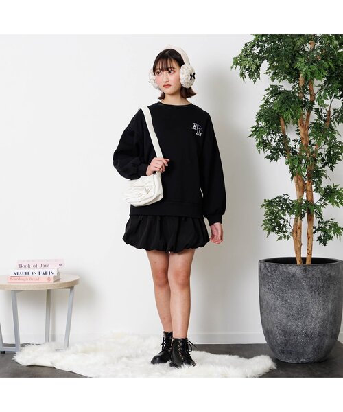 ALGY✧新品✧ニット＆サス付きあったかスカパン130 algy スカート あったかインパンバルーンスカパン キッズ 子供服
