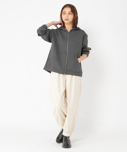 studio CLIP（スタディオクリップ） パーカー フレアジップアップ