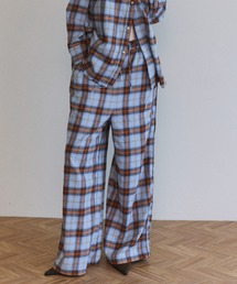 MAISON SPECIAL パンツ Plaid Pattern Easy Pants/チェック