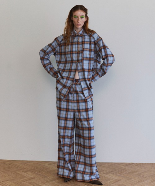 MAISON SPECIAL パンツ Plaid Pattern Easy Pants/チェック