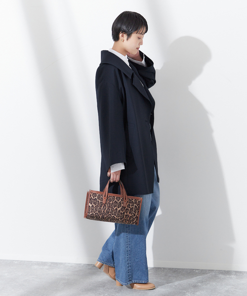 journal standard L'essage コート アウター バックサテン