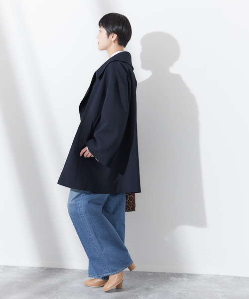 journal standard L'essage コート アウター バックサテン